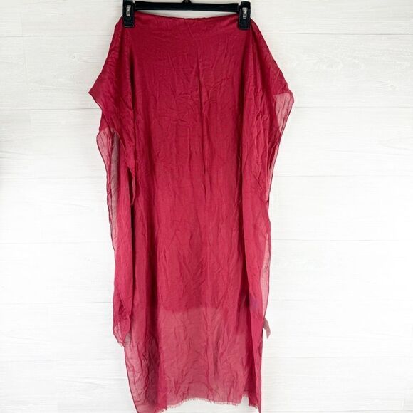 Maxmara Weekend Fringe Modal Wide Scarf - Picture 2 of 5